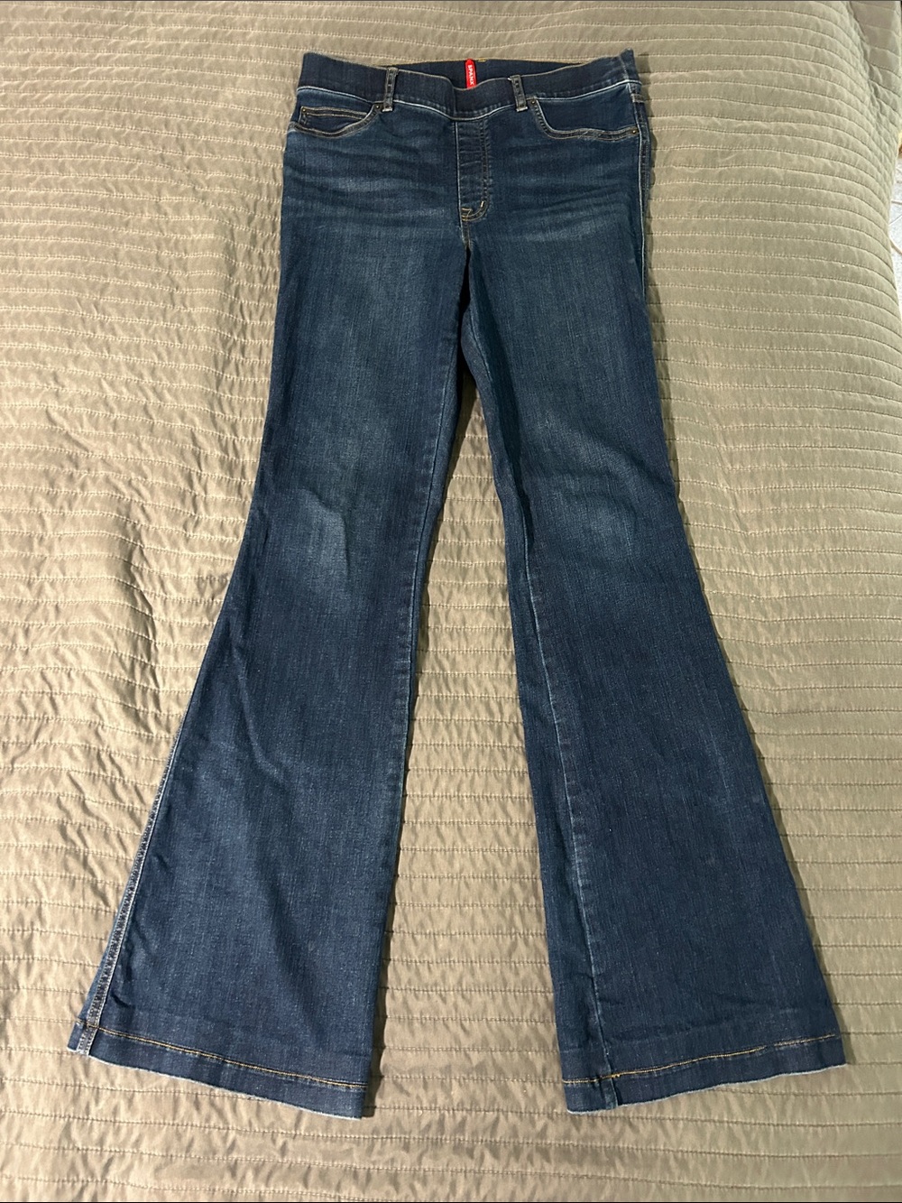 Spanx Women’s Dark Blue Flare Jeans